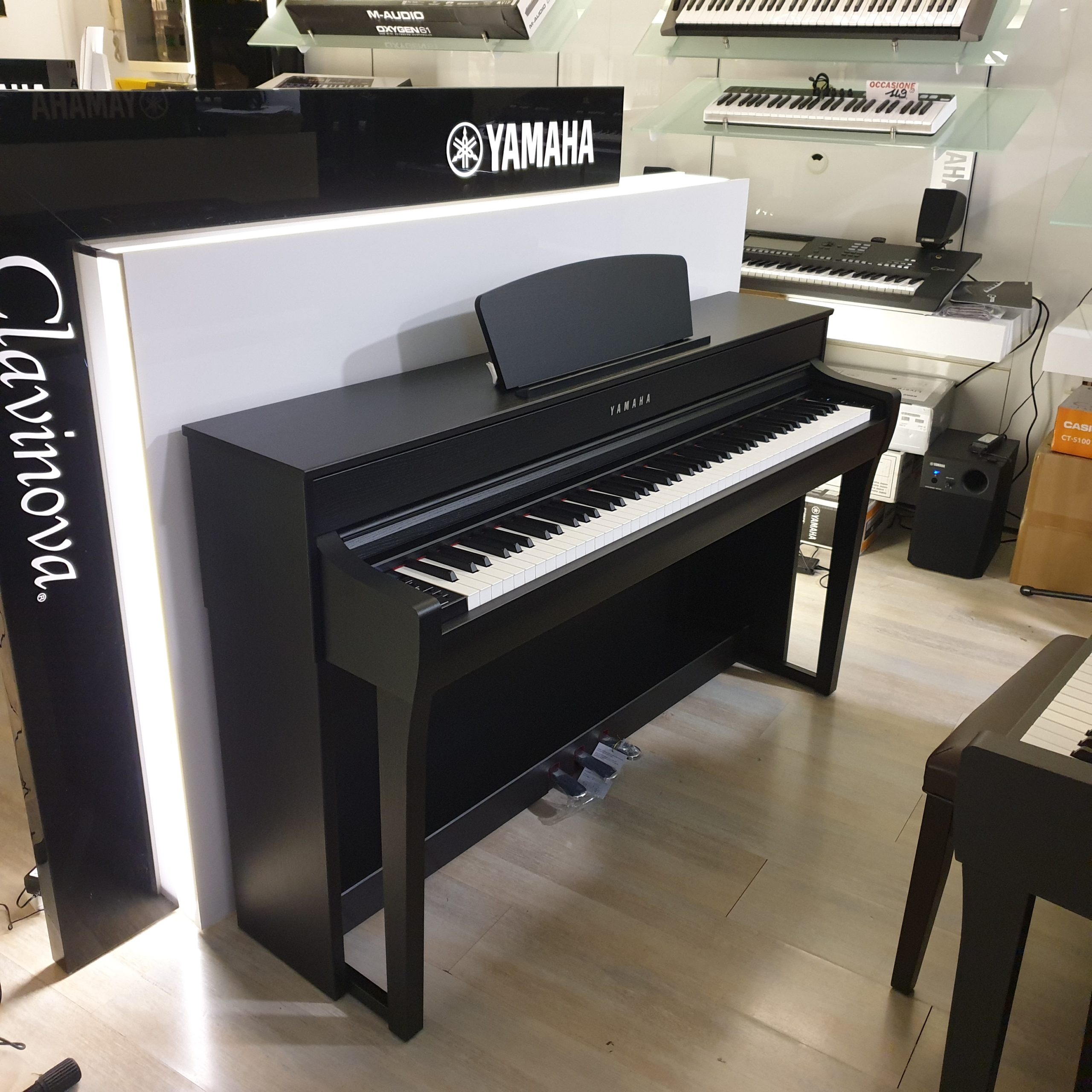 Yamaha Clavinova CLP-835 pianoforte digitale nero 88 tasti