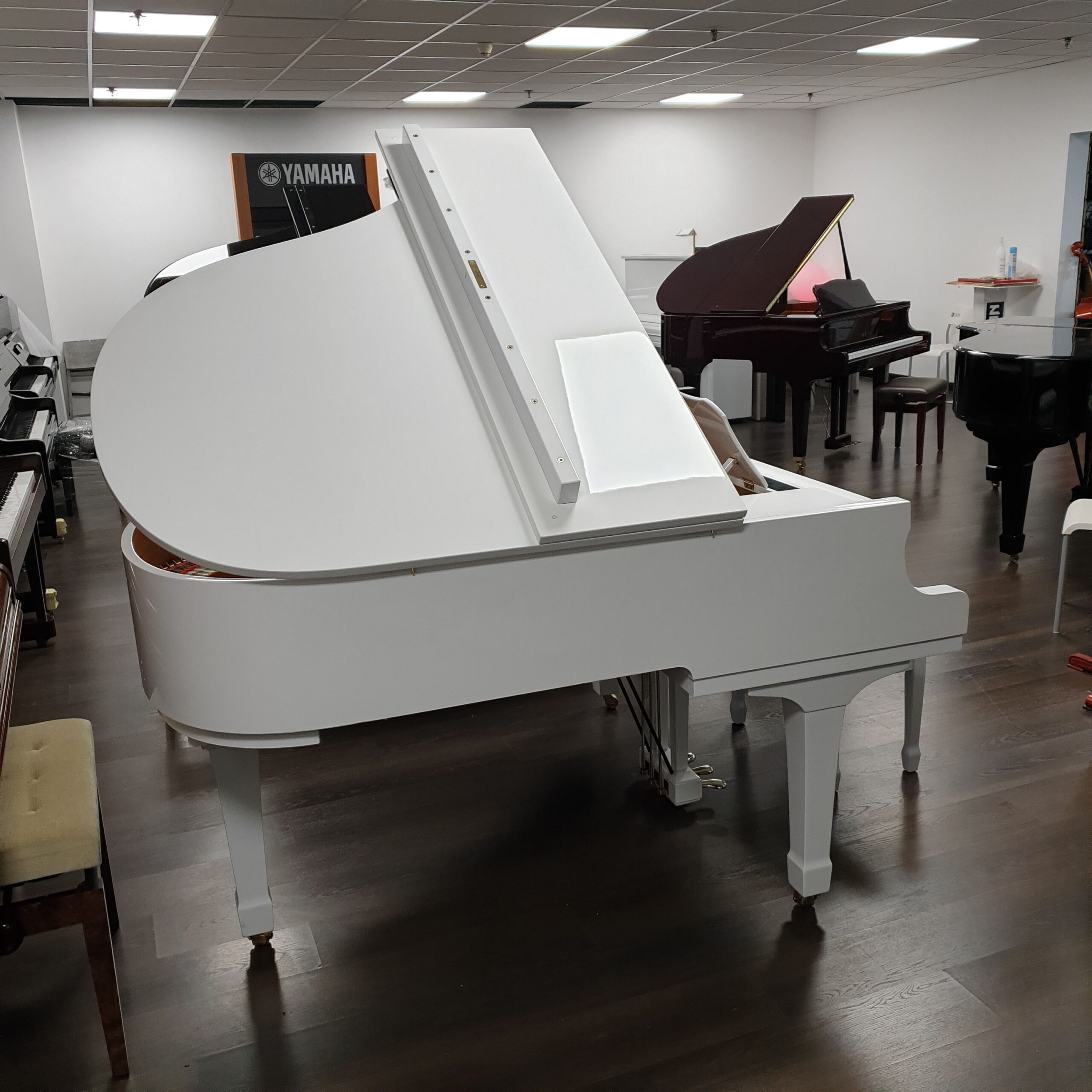 Yamaha G2 pianoforte a coda bianco lucido anni 90