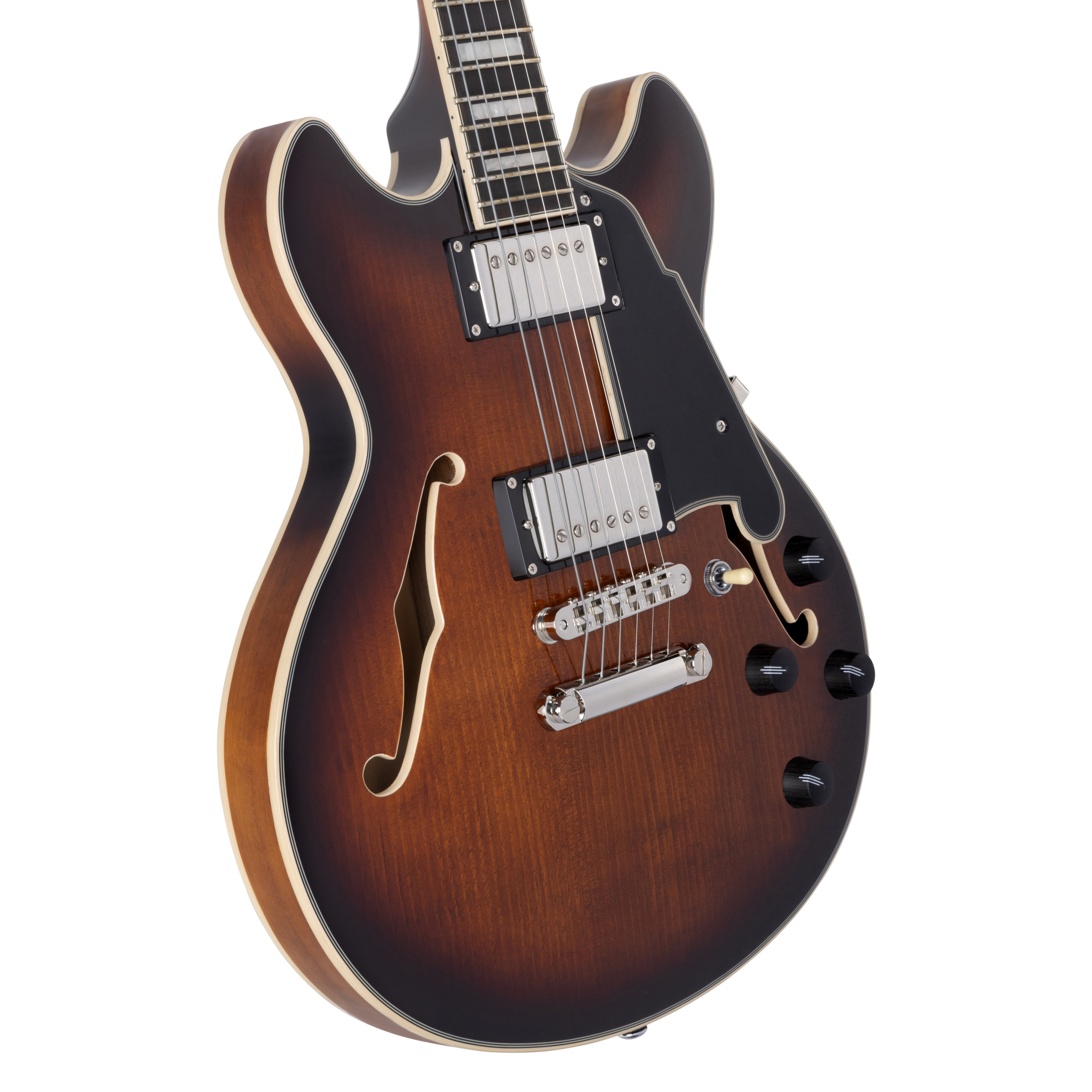D'Angelico Mini DC Chitarra Elettrica Brown Burst