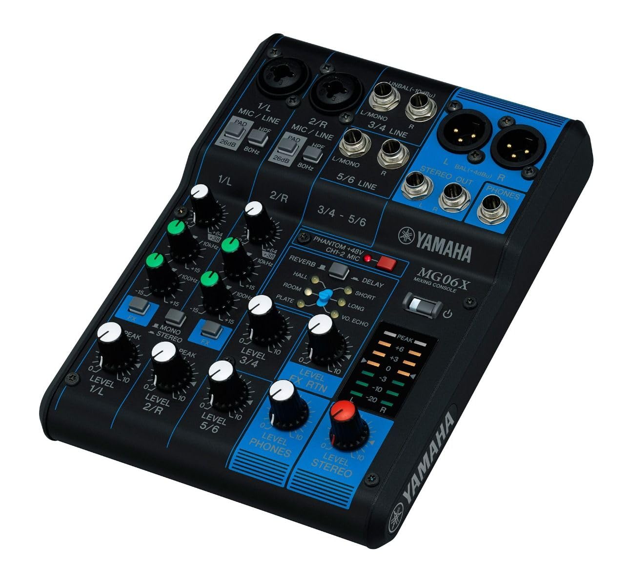 Yamaha MG06X mixer audio 6 canali effetti SPX