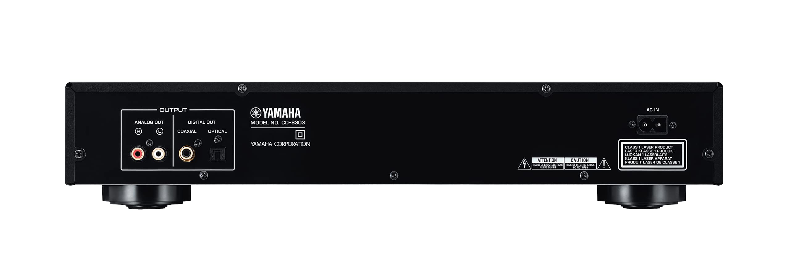 Yamaha CD-S303 Lettore CD USB Hi-Res Nero