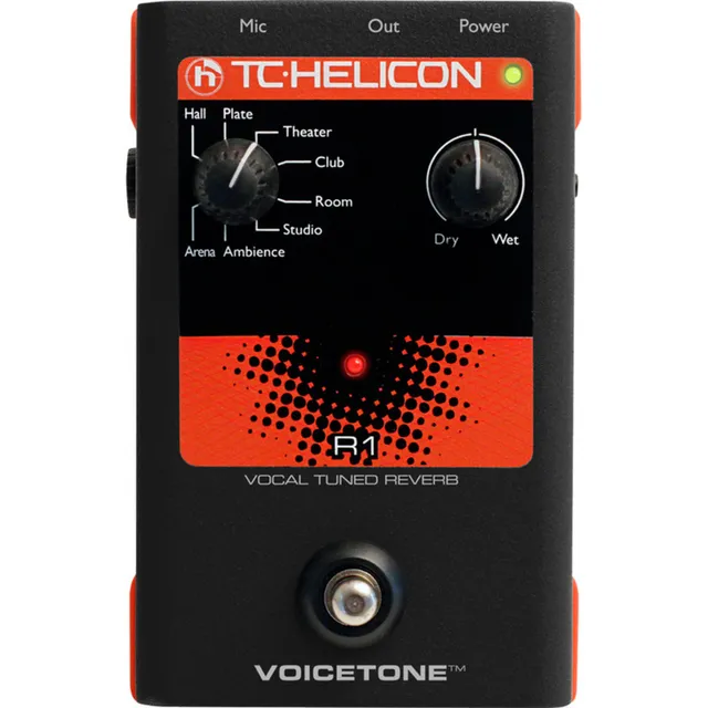 TC-Helicon VoiceTone R1 pedale voce riverbero