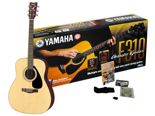 Yamaha F310 chitarra acustica natural kit P2 Pack