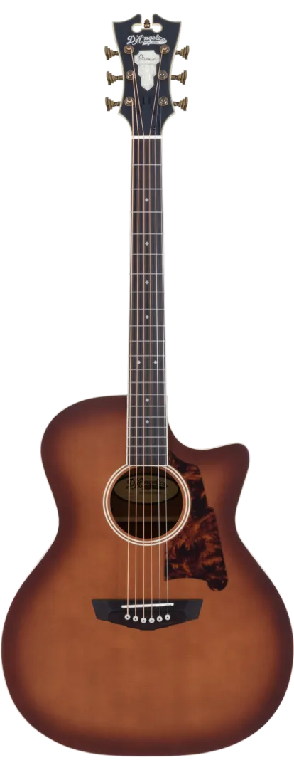 D'Angelico Premier Gramercy chitarra acustica Caramel Burst