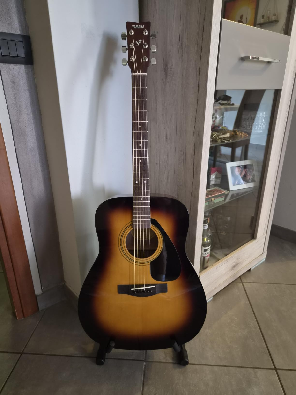 Yamaha F310 Chitarra Folk Acustica Tobacco Sunburst Acciaio