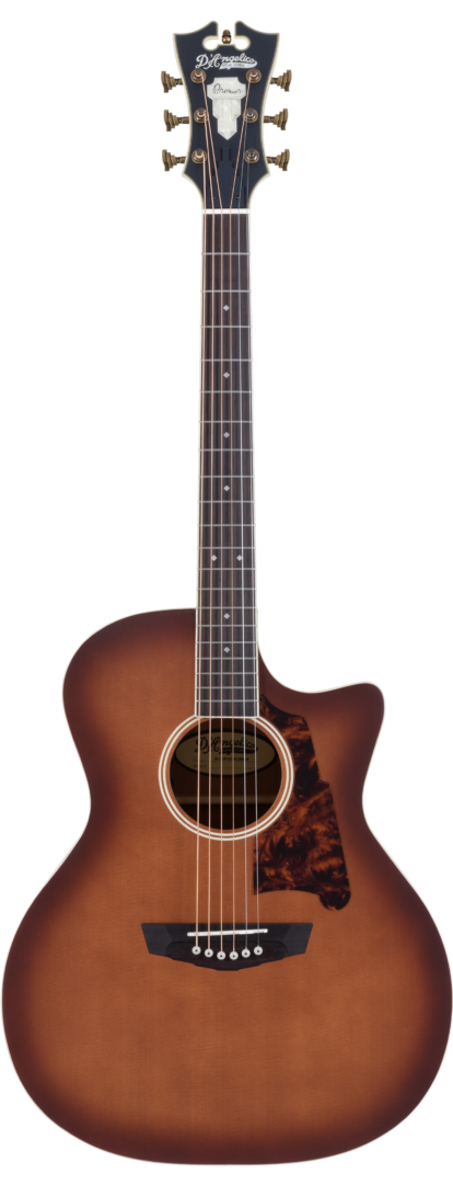 D'Angelico Premier Gramercy chitarra acustica Caramel Burst