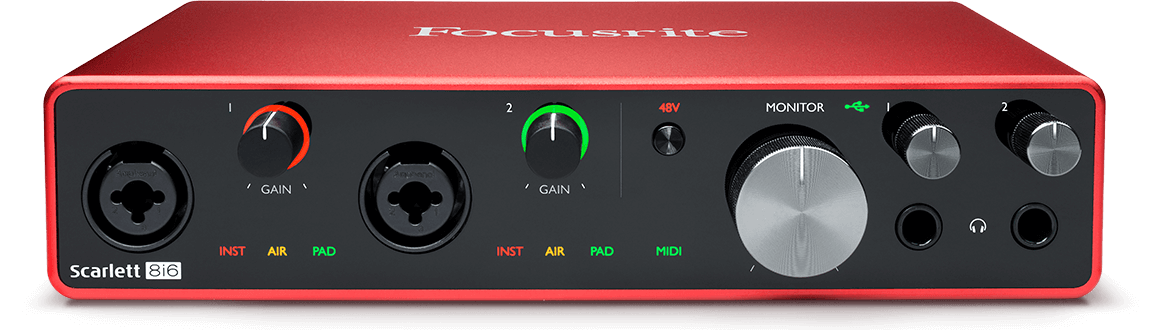 Focusrite Scarlett 8i6 3rd Gen interfaccia audio USB 24-bit