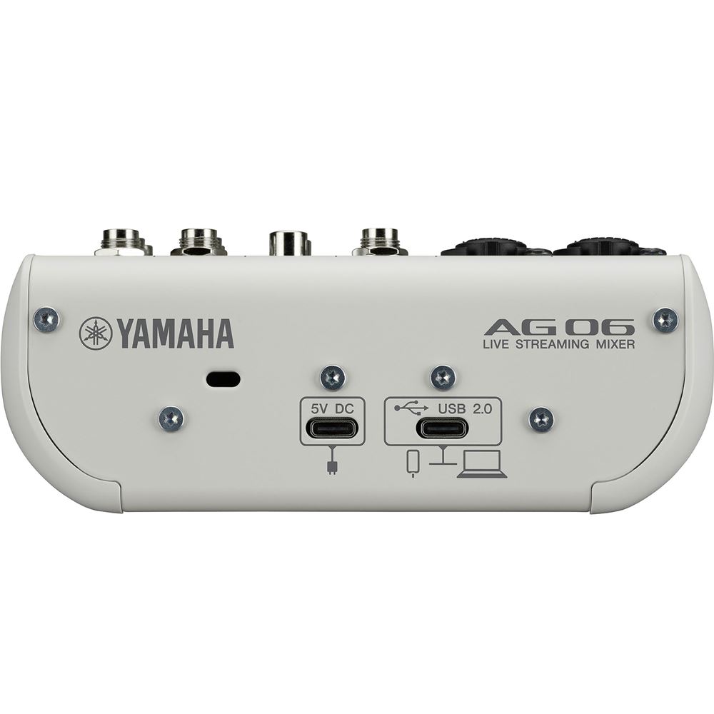 Yamaha AG06 MKII White Mixer USB Bianca Streaming