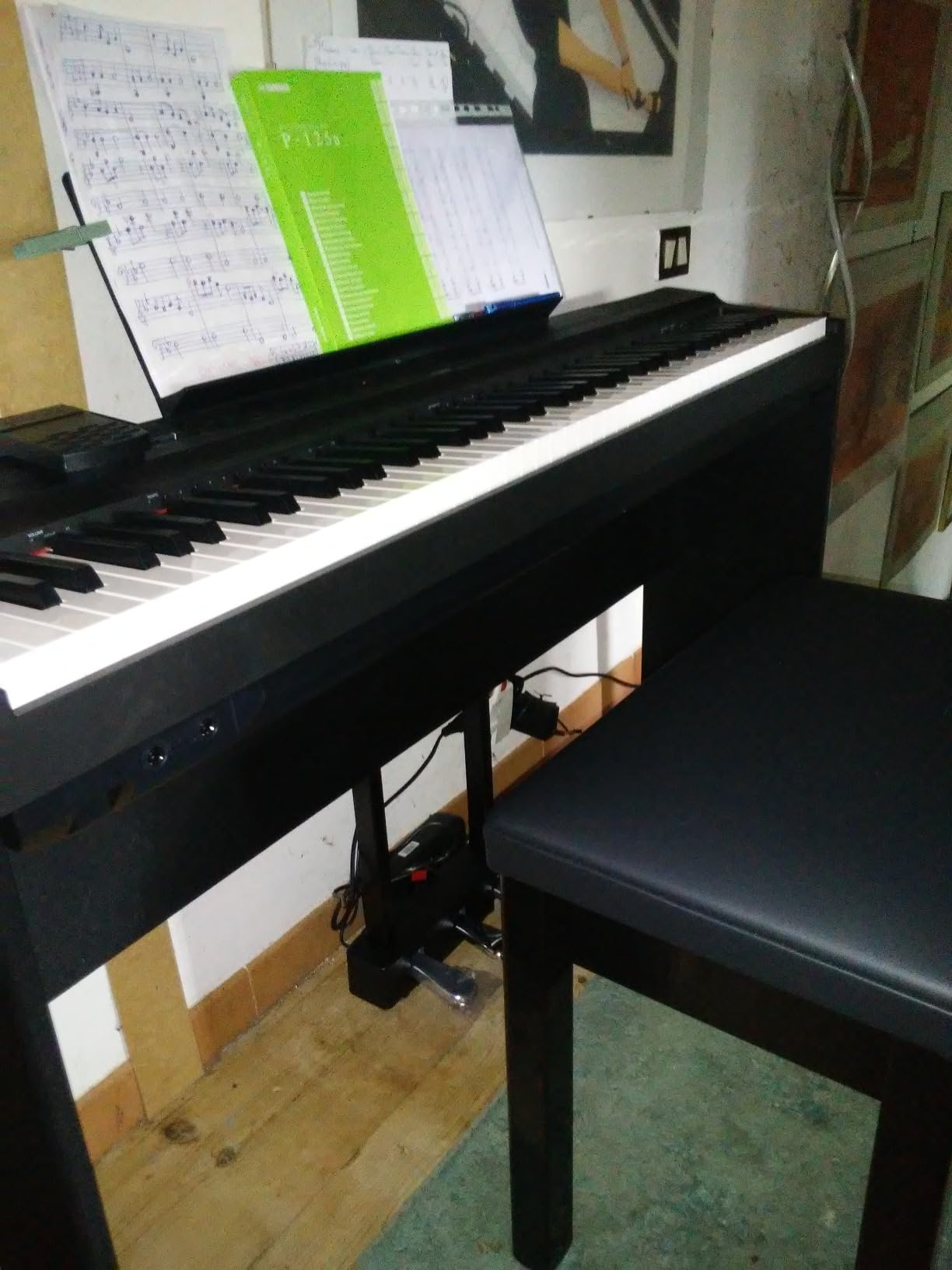 Yamaha LP-1B Pedaliera 3 Pedali per P-125 Nera