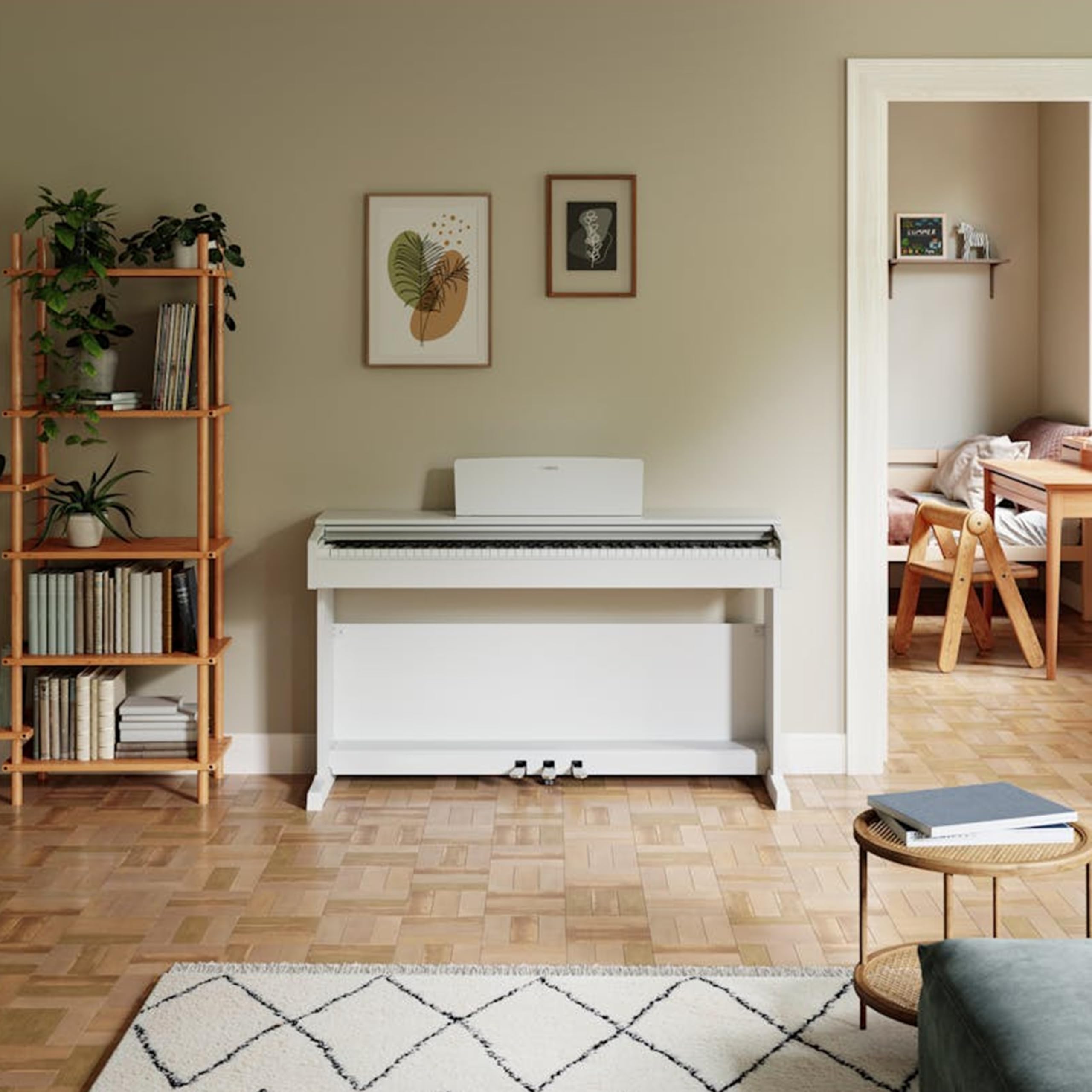 Yamaha Arius YDP-105WH pianoforte digitale bianco 88 tasti