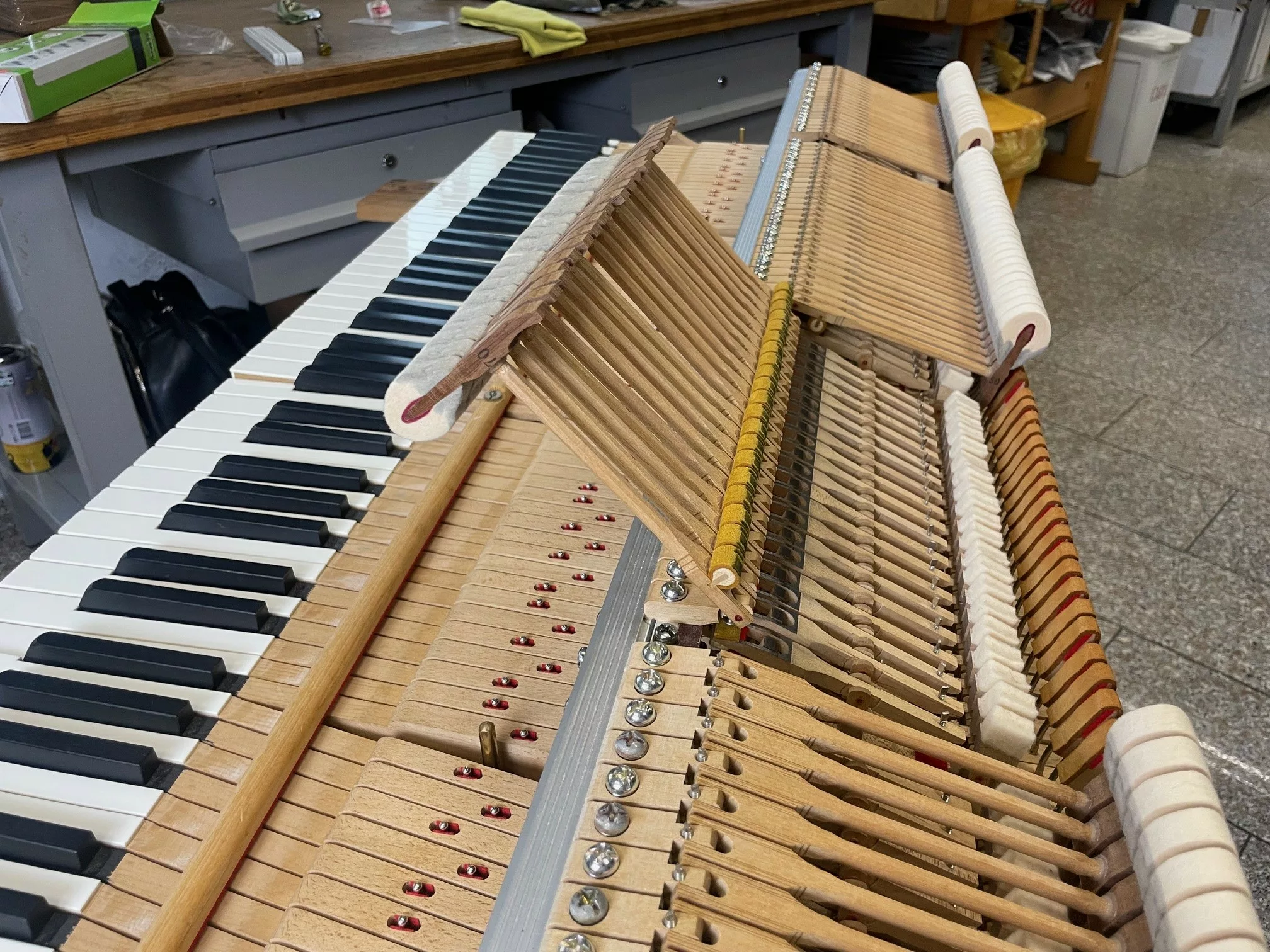 Yamaha C7 pianoforte a coda usato 227 cm nero lucido