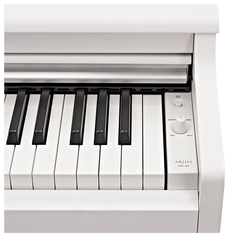 Yamaha Arius YDP-165 WH pianoforte digitale bianco con panca
