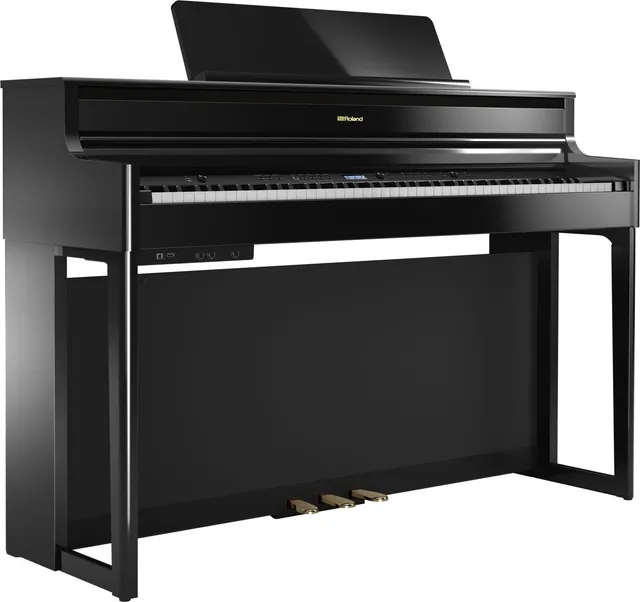 Roland HP704 PE pianoforte digitale nero lucido