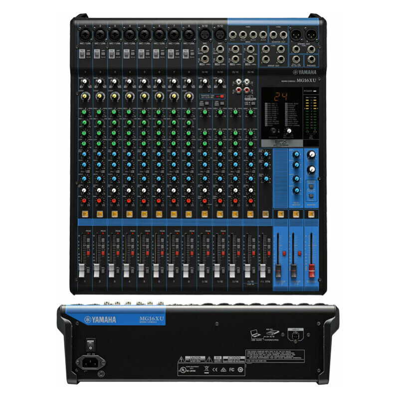 Yamaha MG16XU mixer 16 canali con effetti