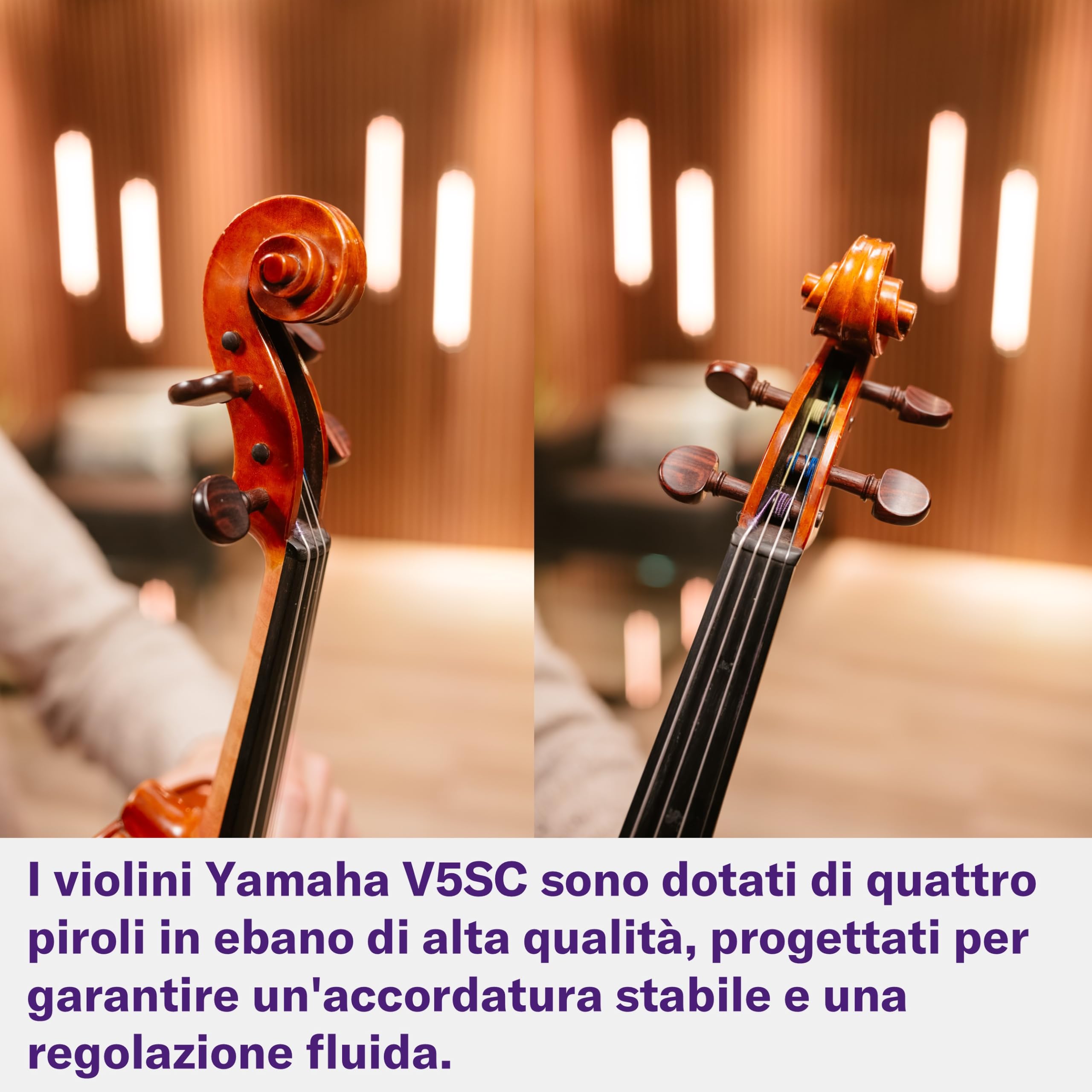 Yamaha V5SC Violino Acustico 1/16 Marrone