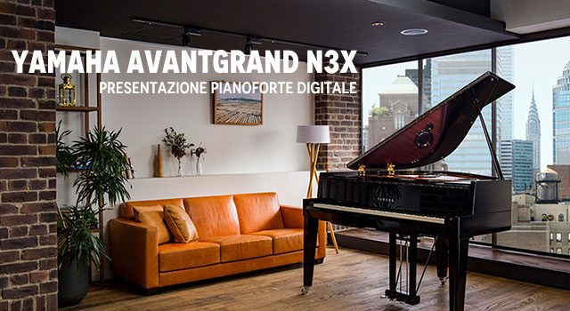 Yamaha AvantGrand N3X pianoforte ibrido a coda 88 tasti