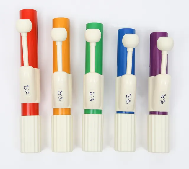 Boomwhackers Chroma-Notes CNC5 campanelle a mano 5 note cromatiche