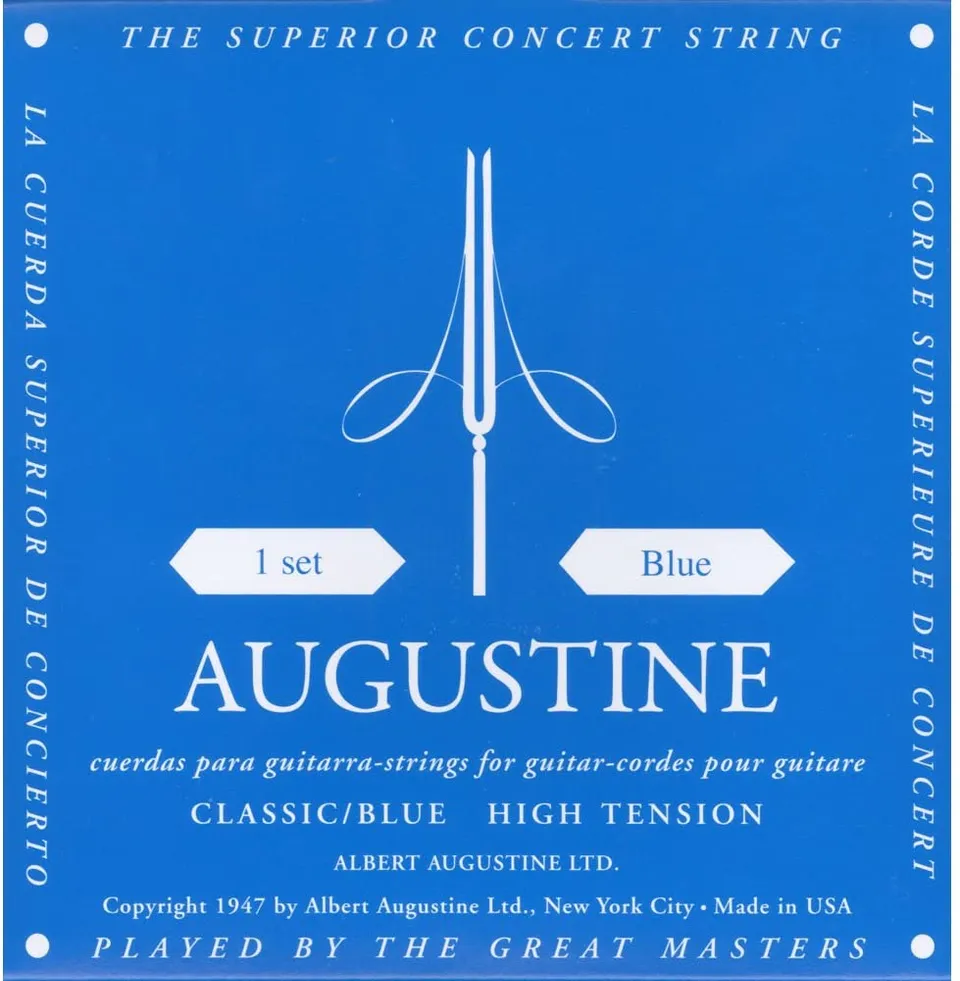 Augustine Blue Corde Chitarra Classica Alta Tensione