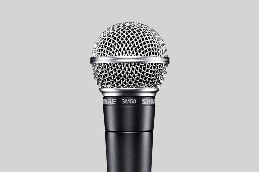 Shure SM58 microfono dinamico voce cardioide