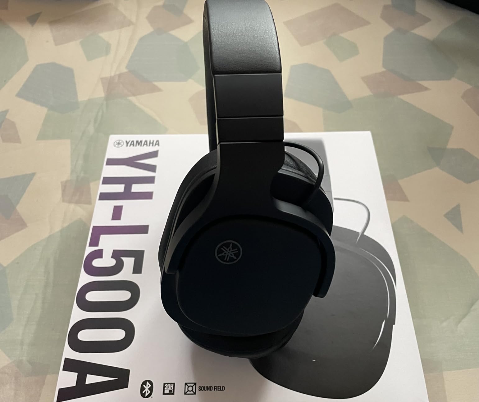 Yamaha YH-L500A Cuffie wireless over-ear nero 3D