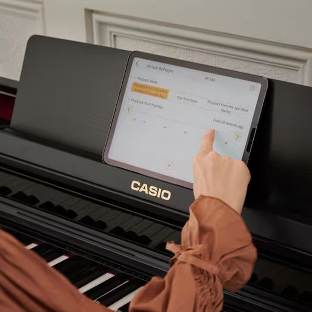 Casio AP-550 BK pianoforte digitale nero con panca 88 tasti