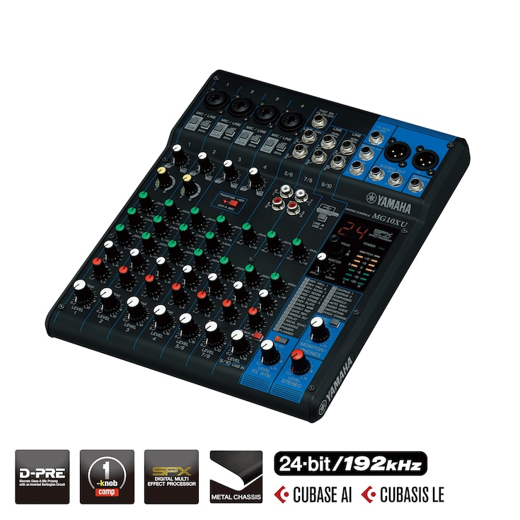 Yamaha MG10XU mixer 10 canali con effetti SPX