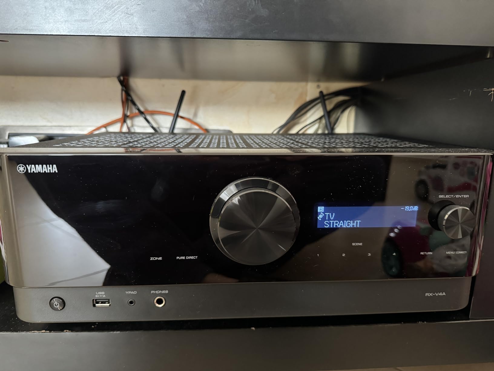 Yamaha RX-V4A Sintoamplificatore 5.2 Nero Bluetooth Wi-Fi
