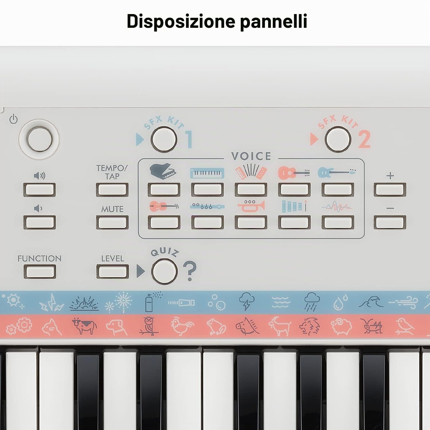 Yamaha Remie PSS-E30 Tastiera Bambini 37 Tasti Bianca Quiz