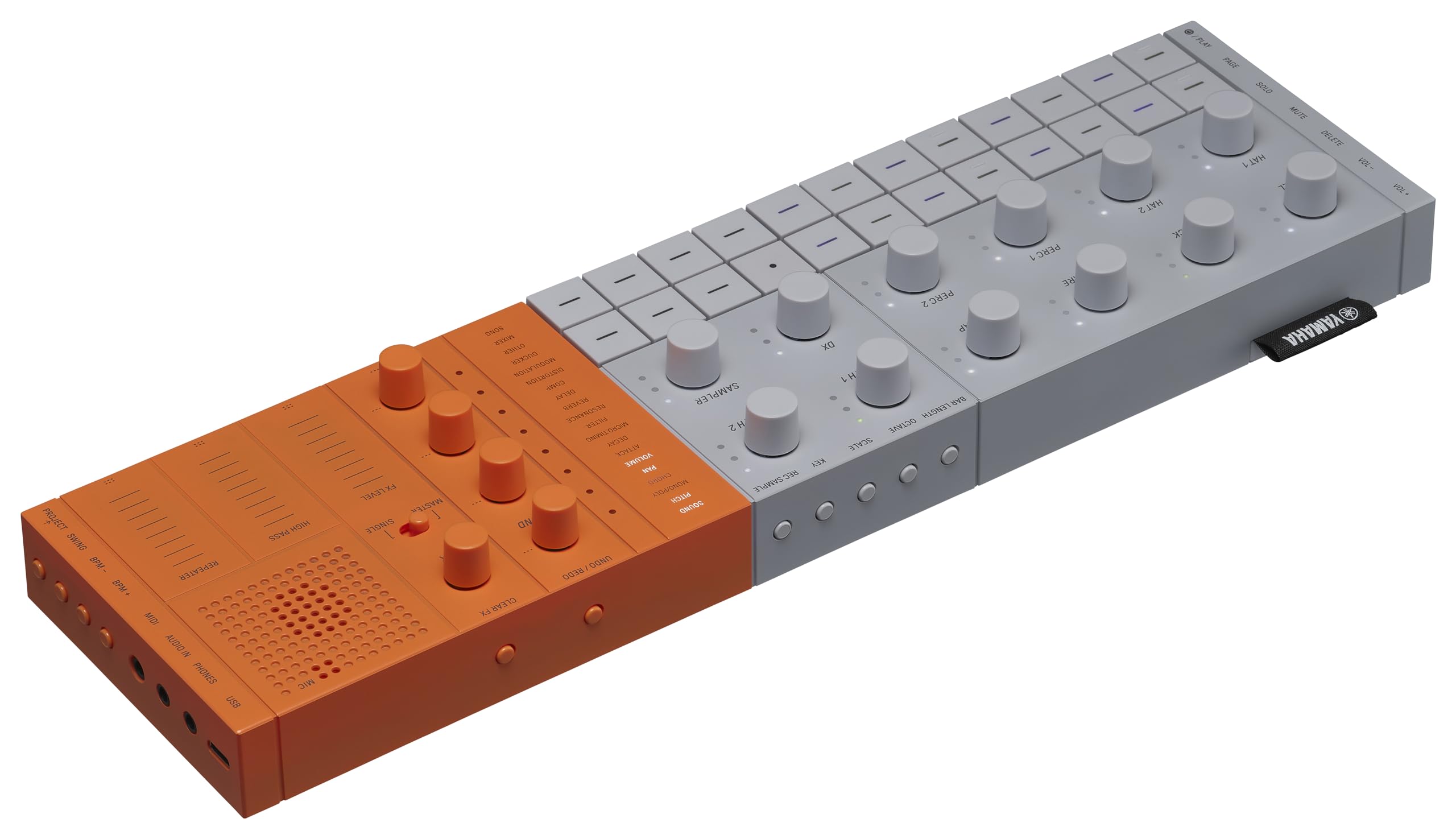 Yamaha SEQTRAK workstation portatile arancio con sampler