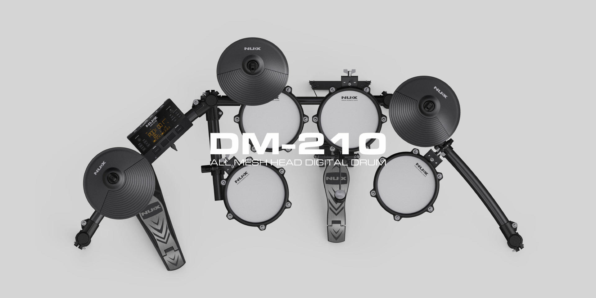Nux DM-210 Batteria Elettronica Mesh con Bluetooth