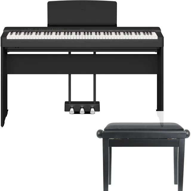 Yamaha P-225 pianoforte digitale bundle 88 tasti pesati