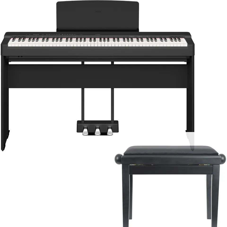 Yamaha P-225 pianoforte digitale bundle 88 tasti pesati