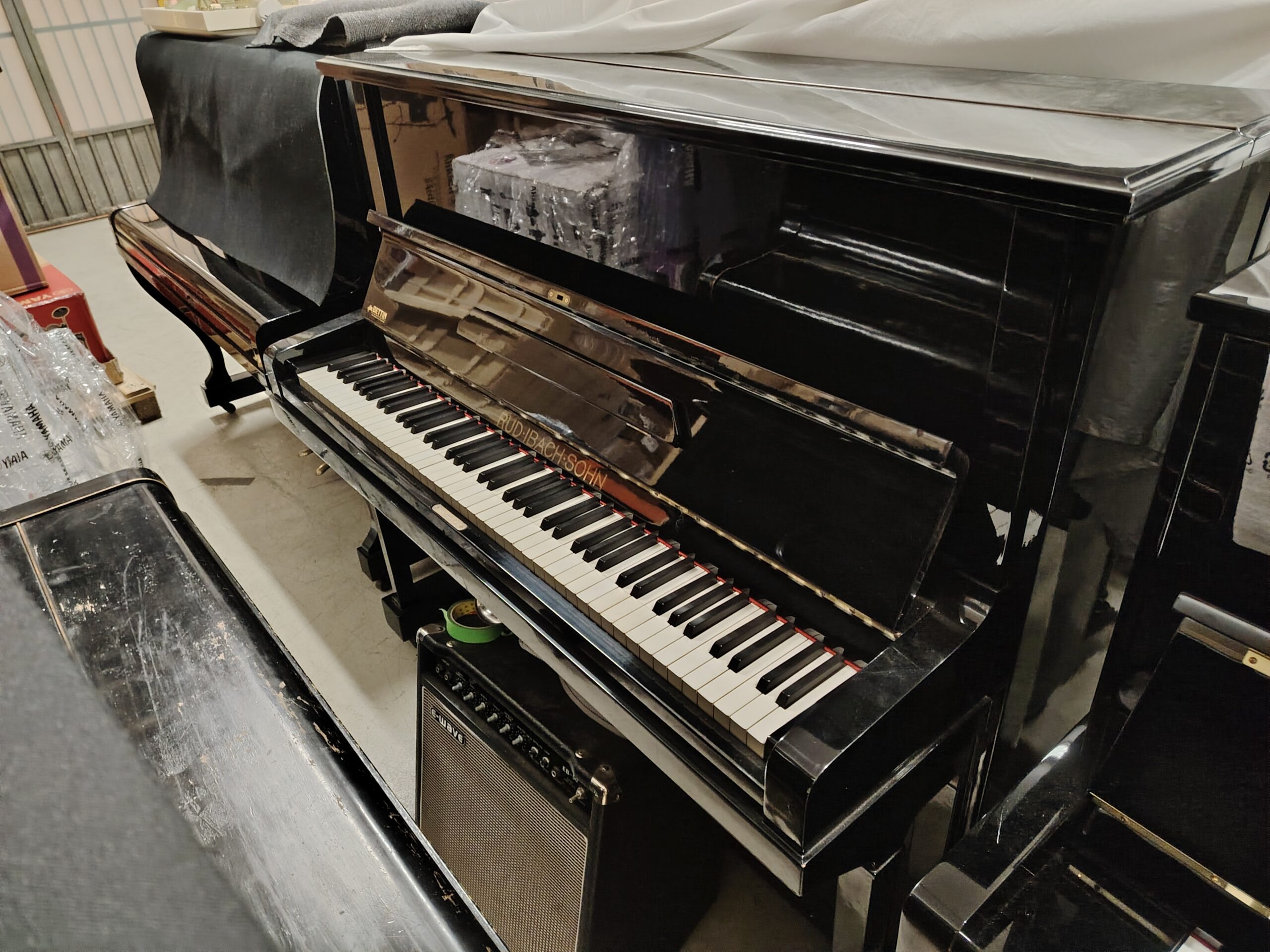 Rud Ibach Sohn Baionetta pianoforte verticale acustico