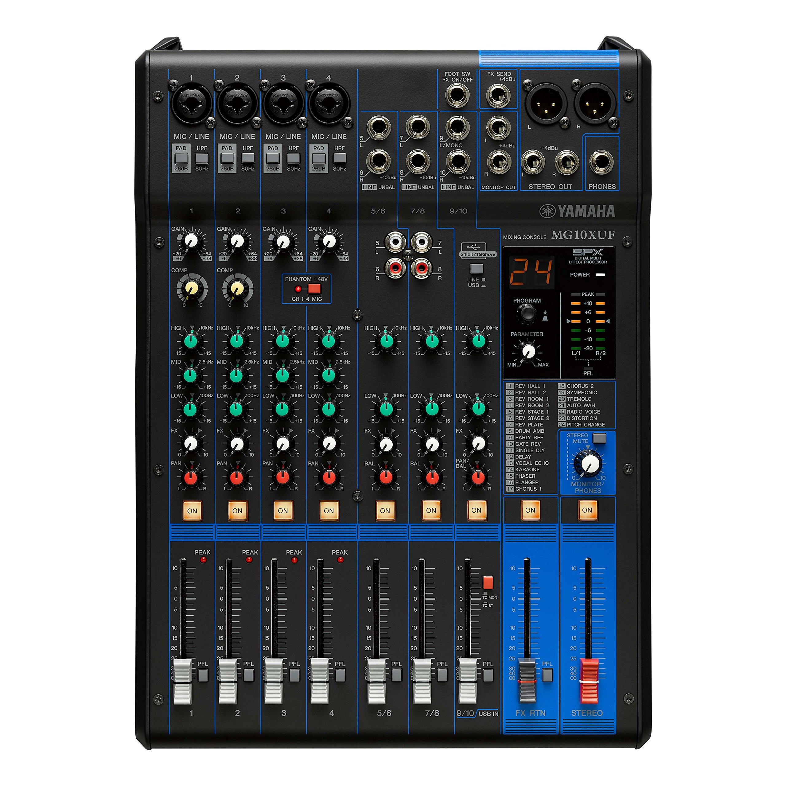 Yamaha MG10XUF mixer analogico 10 canali con fader