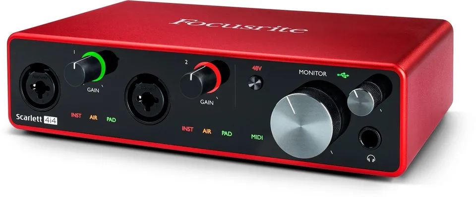 Focusrite Scarlett 4i4 3rd Gen scheda audio USB MIDI