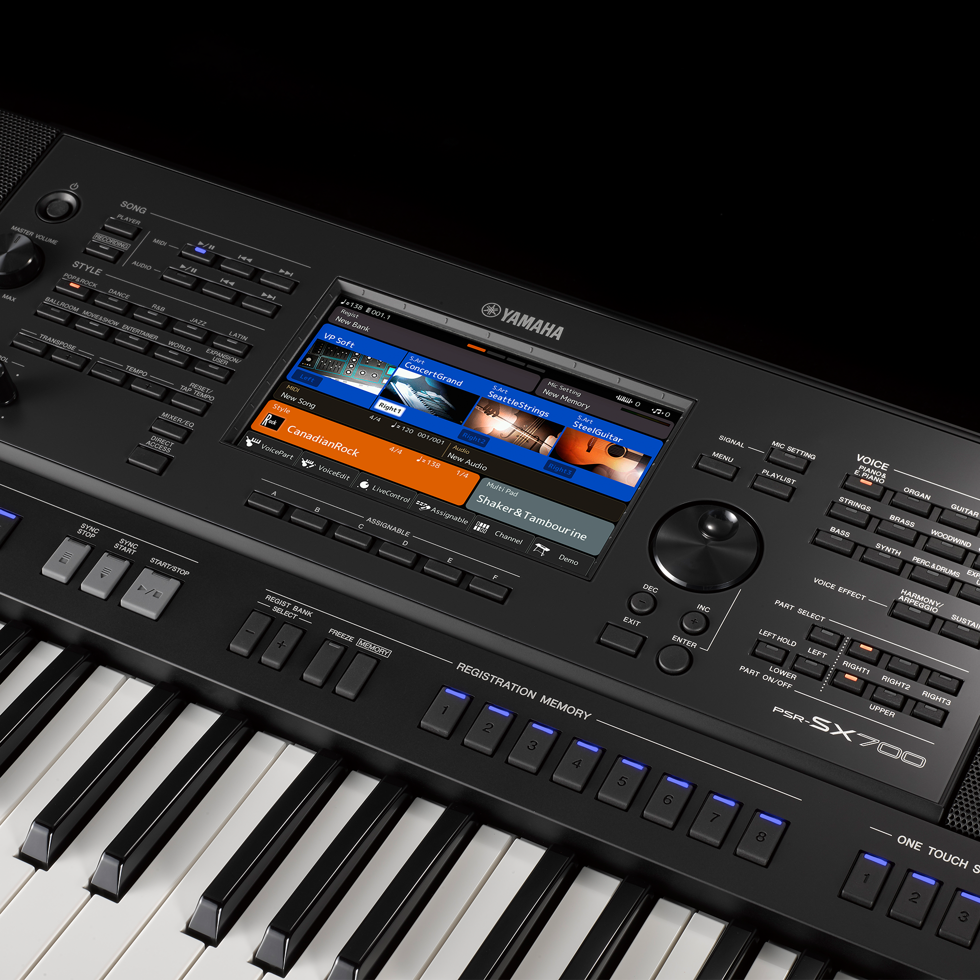 Yamaha PSR-SX700 tastiera arranger digitale con joystick