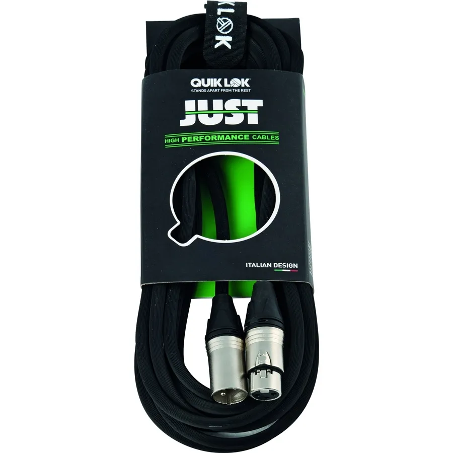 Quik Lok Just MF SL cavo microfonico XLR 3 m