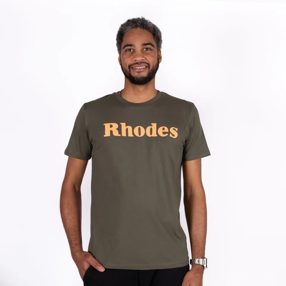 Rhodes Lifestyle T-Shirt maglietta cotone organico khaki