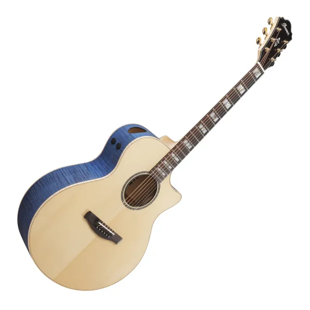 Ibanez AE390-NTA Chitarra Acustica Aqua Blue Top Abete