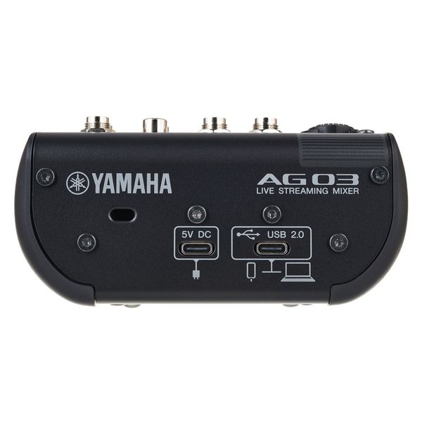 Yamaha AG03 MKII mixer USB nero loopback streaming