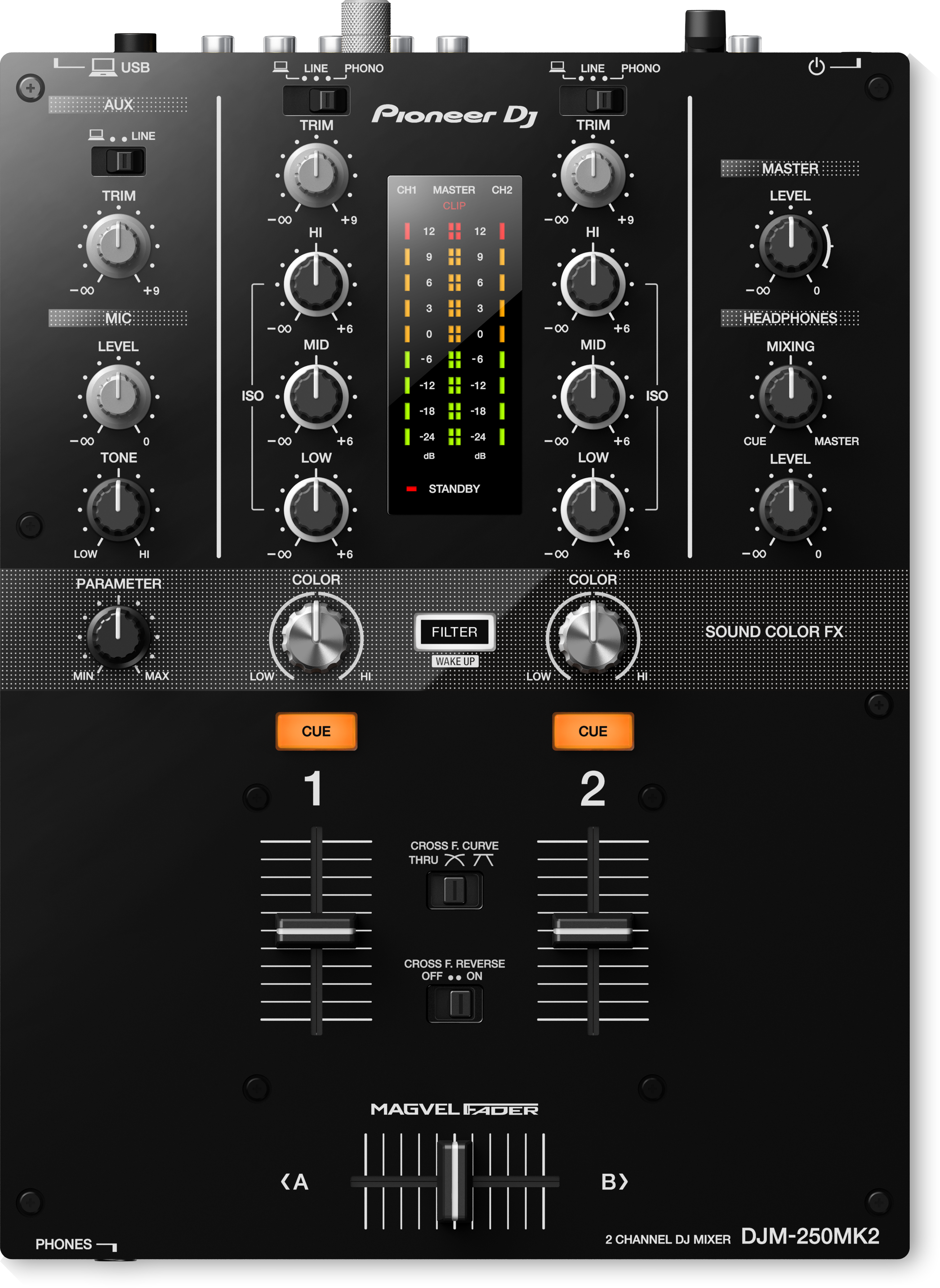 Pioneer DJM-250MK2 mixer DJ 2 canali Magvel