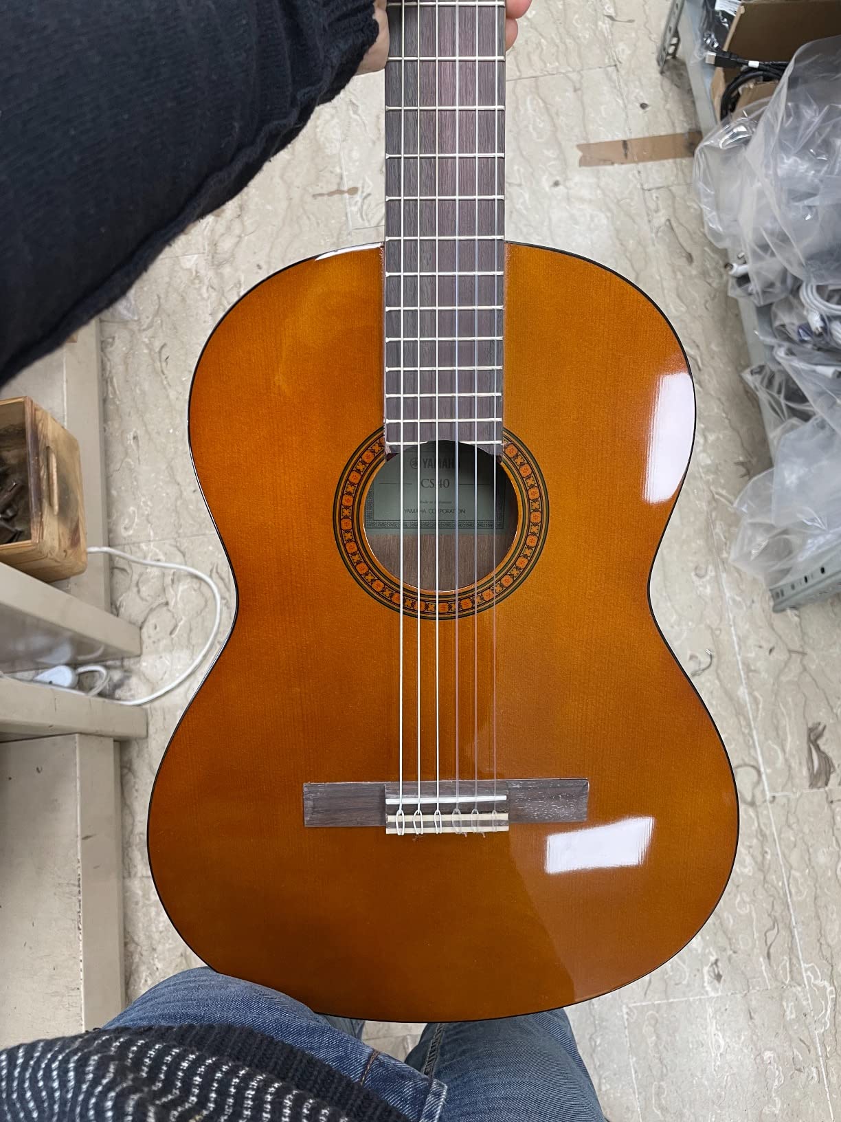 Yamaha CS40II chitarra classica 3/4 naturale nylon