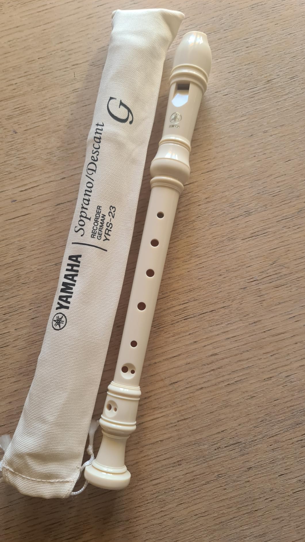 Yamaha YRS-23 Flauto Dolce Soprano Descant con Custodia