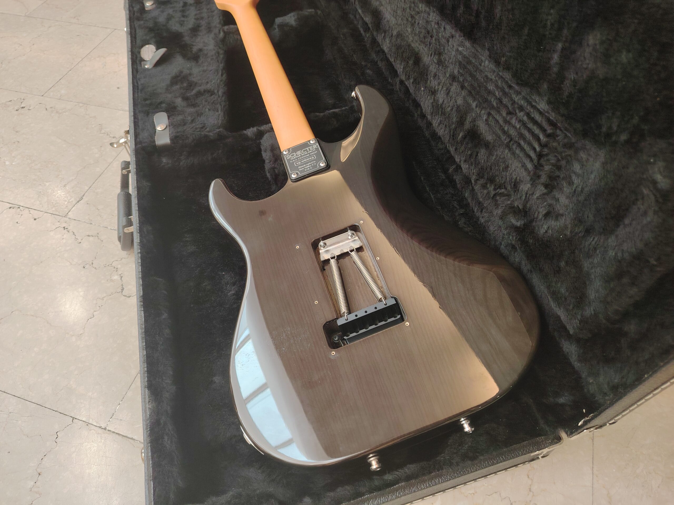 Schecter Sunset Custom chitarra elettrica Trans Black usato