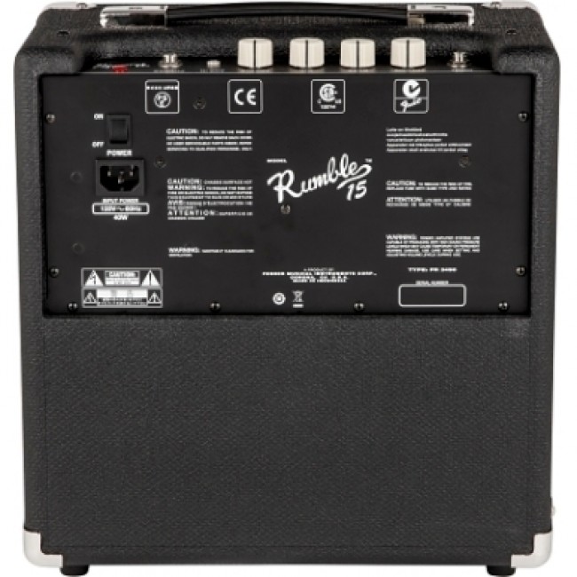 Fender Rumble 15 combo basso 15W 8" eq 3 bande