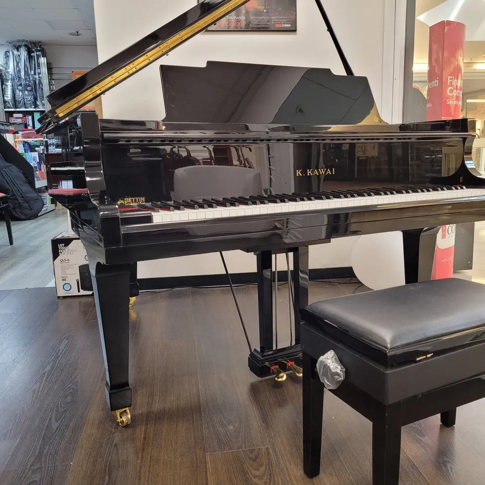 Kawai KG2 pianoforte mezza coda nero 176 cm revisionato