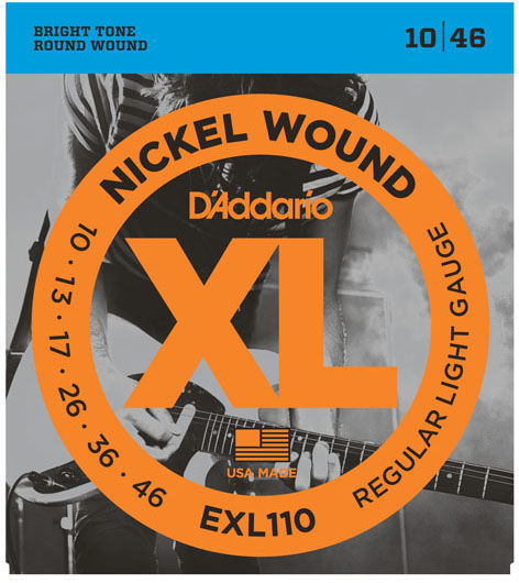 D'Addario EXL110 corde chitarra elettrica 10-46