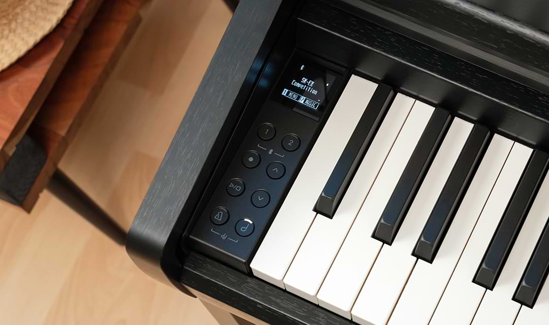 Kawai CA401 pianoforte digitale nero tasti legno