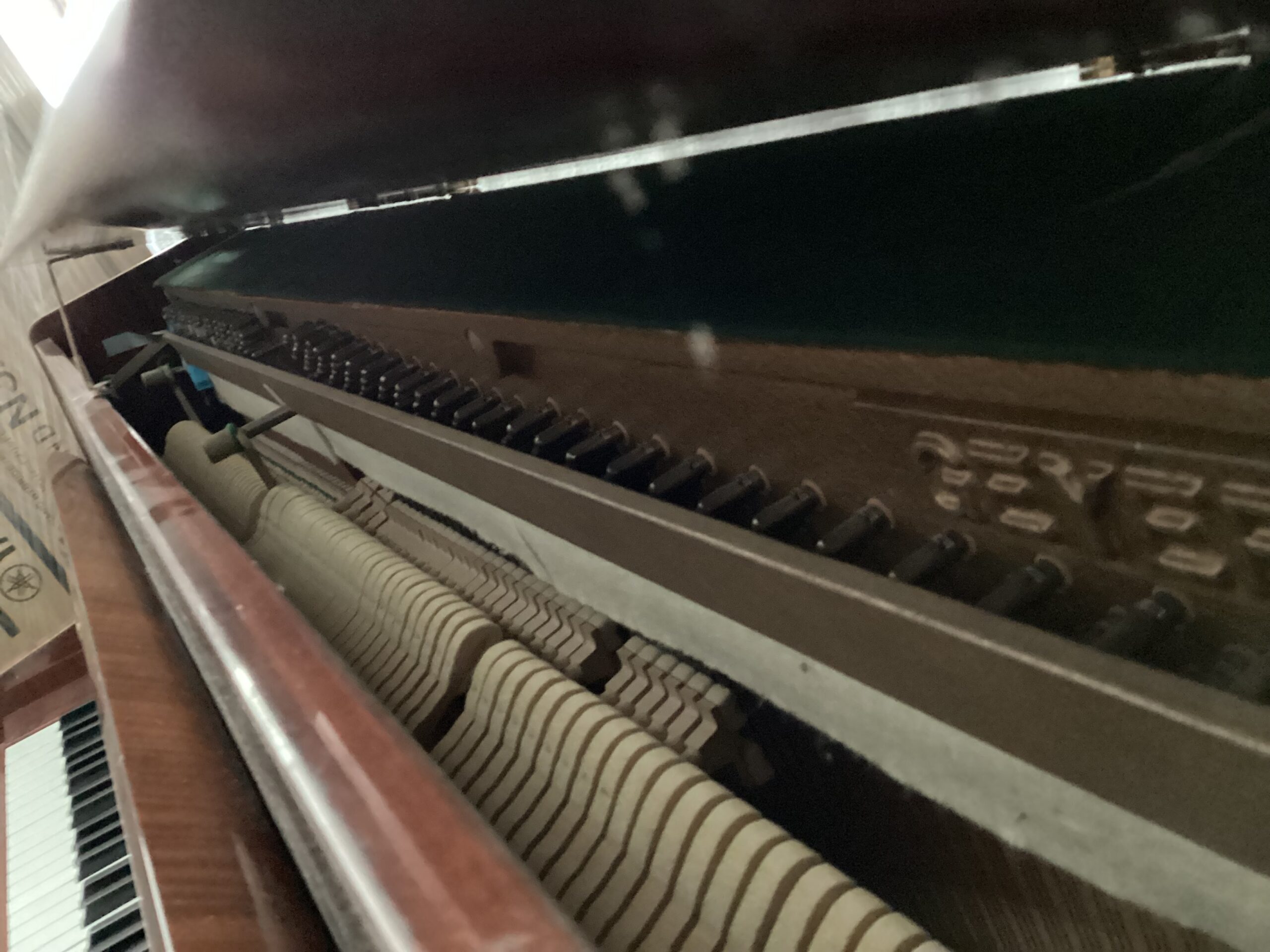 Geyer Pianoforte verticale acustico mogano lucido usato