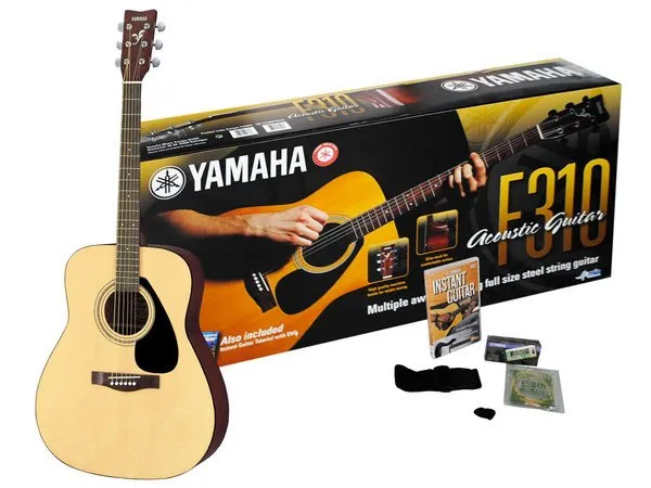 Yamaha F310 chitarra acustica natural kit P2 Pack
